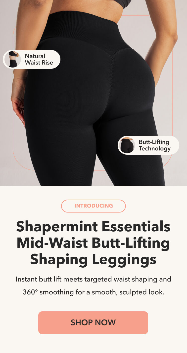 Shapermint Essentials Mid-Waist Butt-Lifting Shaping Leggings